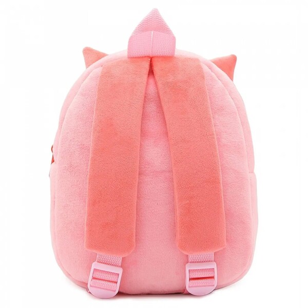Mochila Infantil Animales De Peluche Niños Escuela 3d Variante Color Rosa Pantera