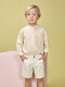 Camisa De Rayas Blanco