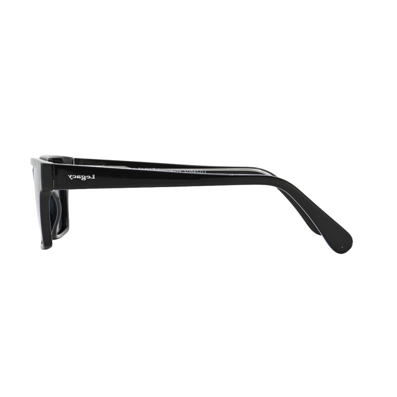 Lentes De Sol Legacy 24802 Unisex Para Uso Urbano Diseño Moderno Marco Translúcido Negro