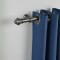 Barrote cortina de metal 2 m + 2 Soportes GRIS OSCURO