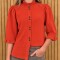 Camisa Carlita Volados Naranja