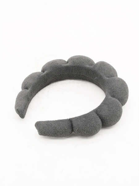 VINCHA PARA MAQUILLAJE GRIS CLARO