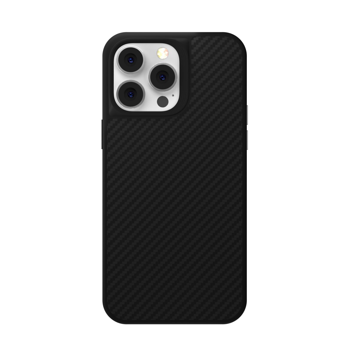 Protector case antishock iphone 14 magnético carbono devia kevlar Black