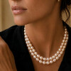 Collar Doble Rio de MOON con perlas de rio y broche de plata 925 Collar Doble Rio de MOON con perlas de rio y broche de plata 925