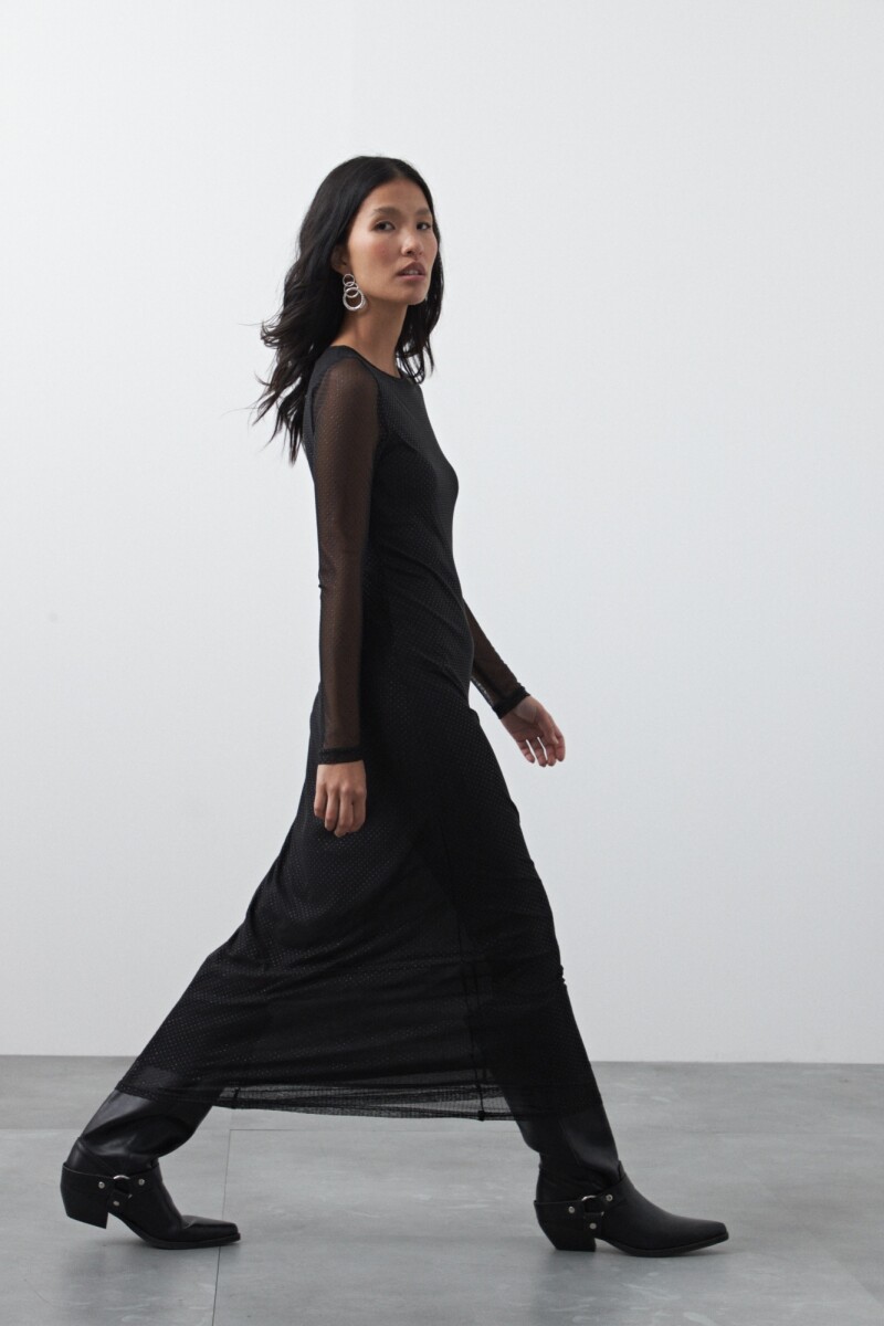 VESTIDO BENDER Negro