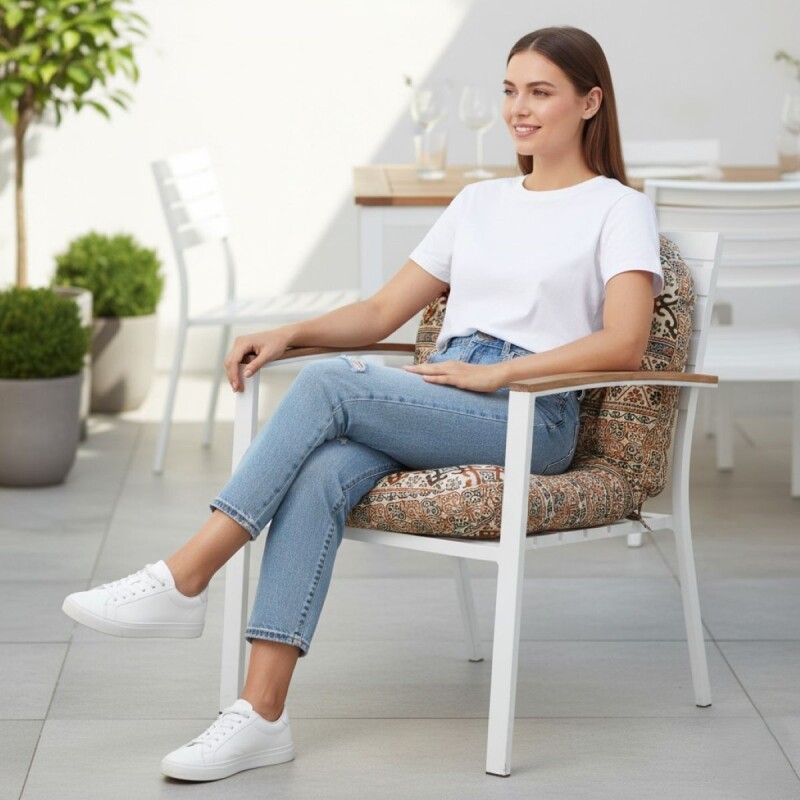 COJIN RED ROJO ESTAMP P/SILLON 55CM Unica