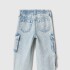 ULTRASOFT BAGGY CARGO JEAN LIGHT WASH