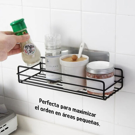 Estante Organizador Soporte Autoadhesivo Sin Tornillos Blanco