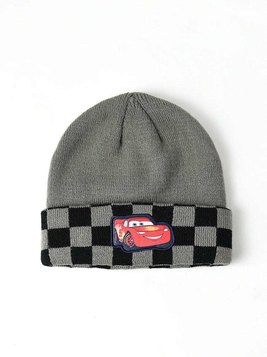 GORRO TEJIDO CARS - GRIS 