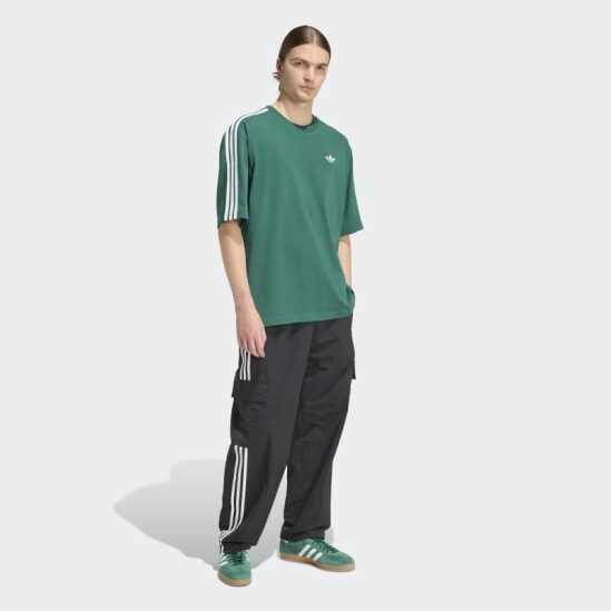 Remera Adidas Adicolor 3 Rayas Verde