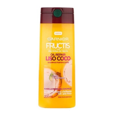 Shampoo Fructis Oil Repair Liso Coco 200 Ml. Shampoo Fructis Oil Repair Liso Coco 200 Ml.