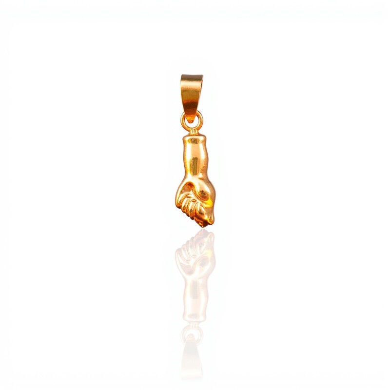 Dije Puño Higa-Oro bajo-Sin piedra-CP8511 sinpiedra