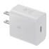 Cargador Original Inalámbrico Samsung 25w Usb Tipo C Con Cable CARGADOR SAMSUNG 25W BLANCO+CABLE TIPO C