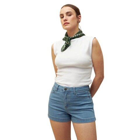 SHORT KIMI S-XXL CELESTE