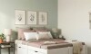 Cama Madera Maciza Con Cajones - 2 plazas - Linea Beauty Blanco