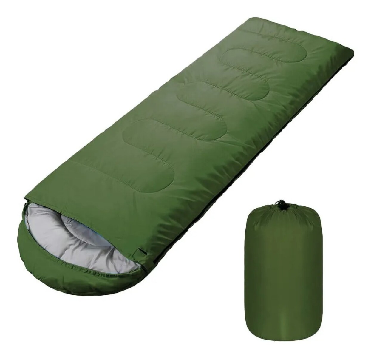 Sobre de dormir con capucha - Verde 