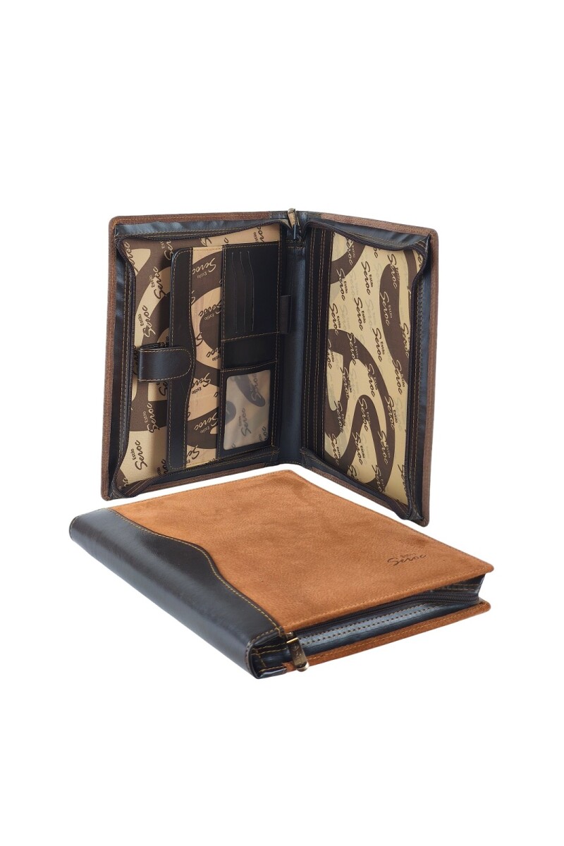 Dosier de Lujo: Cuero Pecarí Genuino Combinado Oxido