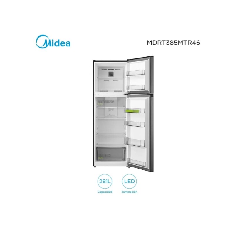 Heladera Midea 385 Inox Frio Seco No Inverter Oferta Heladera Midea 385 Inox Frio Seco No Inverter Oferta