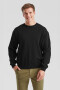 Buzo deportivo clásico escote redondo - UNISEX NEGRO