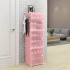 Armario Organizador de Zapatos IMBACK IBK-PLC007 | 3 Pisos, 3 Puertas Esmeriladas, Compacto y Versátil Rosa Armario Organizador de Zapatos IMBACK IBK-PLC007 | 3 Pisos, 3 Puertas Esmeriladas, Compacto y Versátil Rosa