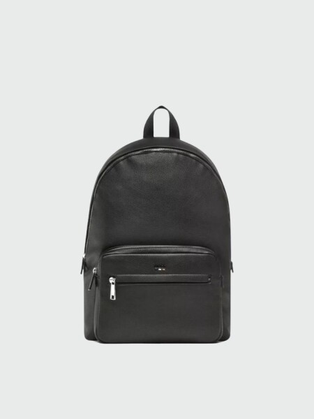Hugo Boss - Mochila de piel sintetica con logo y raya distintiva 0