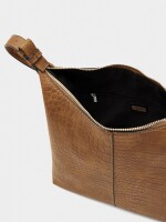 Bolso De Hombro Con Grabado Animal camel