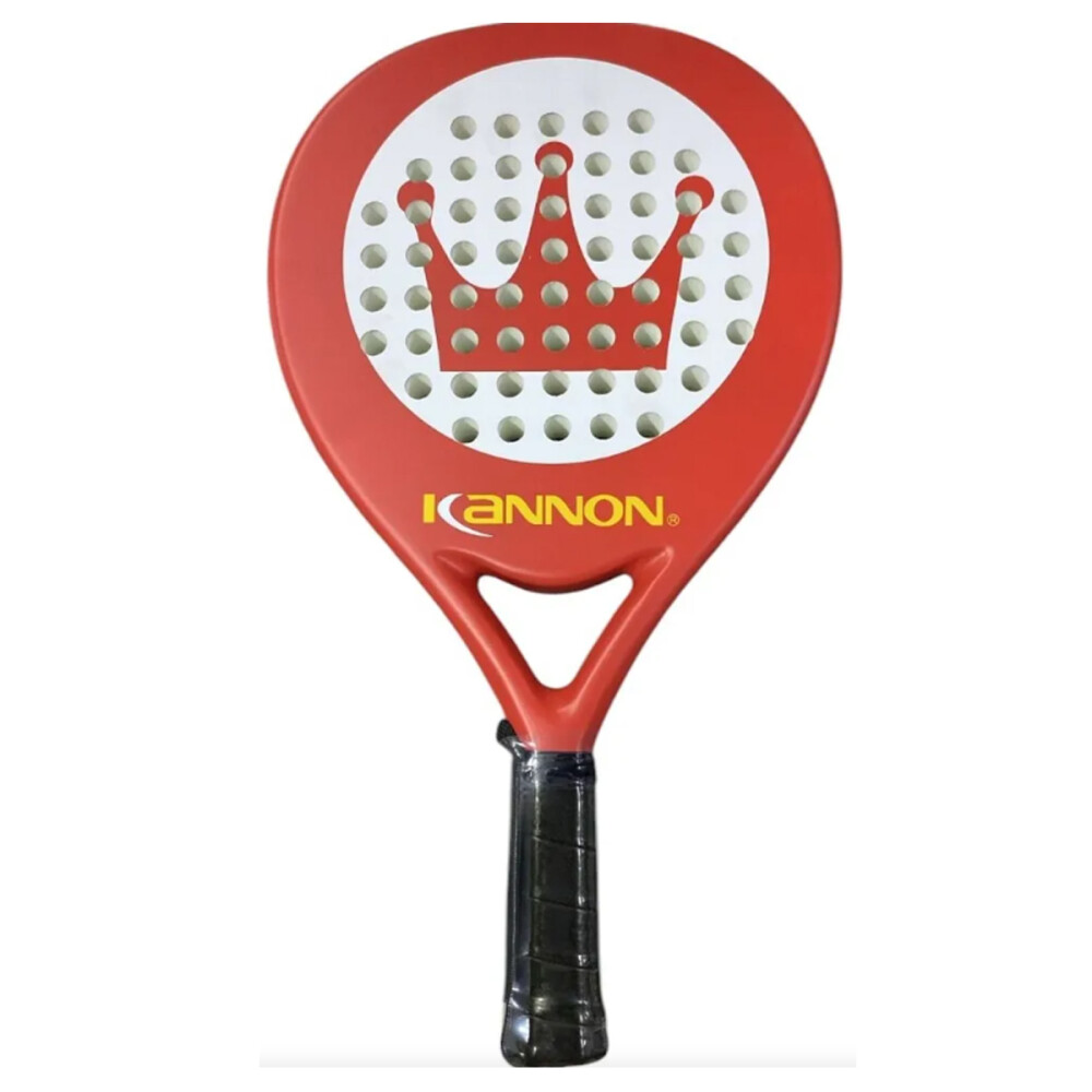 Paleta De Padel De Carbono Con Funda Rojo