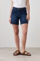 Short de jean con cinto jean medio