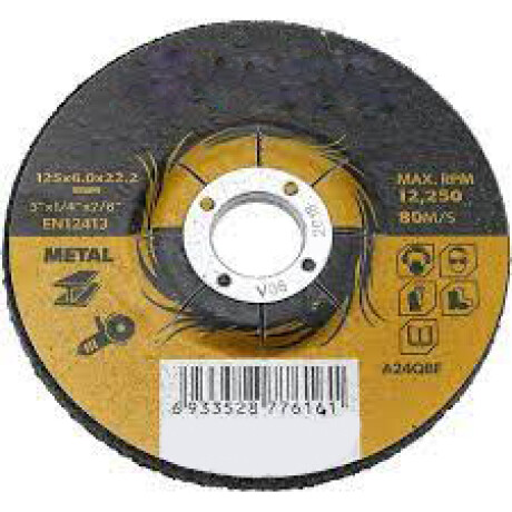 TOLSEN DISCO DESBASTE METAL 125mmX6.0X22.2 Tolsen Disco Desbaste Metal 125mmx6.0x22.2