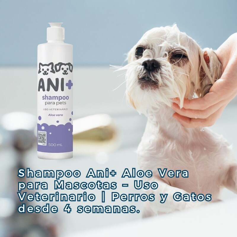 SHAMPOO ANI+ CON ALOE VERA 500 ML SHAMPOO ANI+ CON ALOE VERA 500 ML
