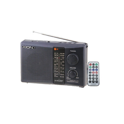 Radio Portátil AM FM Con Bluetooth Recargable XION RA28 Radio Portátil AM FM Con Bluetooth Recargable XION RA28