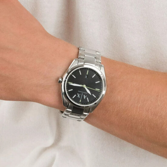 Reloj ARMANI EXCHANGE GIACOMO Acero Plateado Esfera 43mm 0