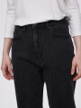 Pantalon Jeaniu Gris Oscuro