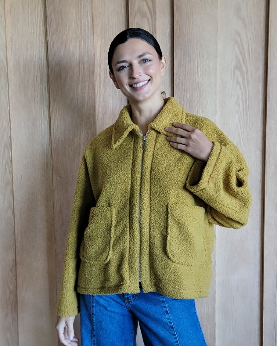 Chaqueta Manhattan - Corderito Mostaza 