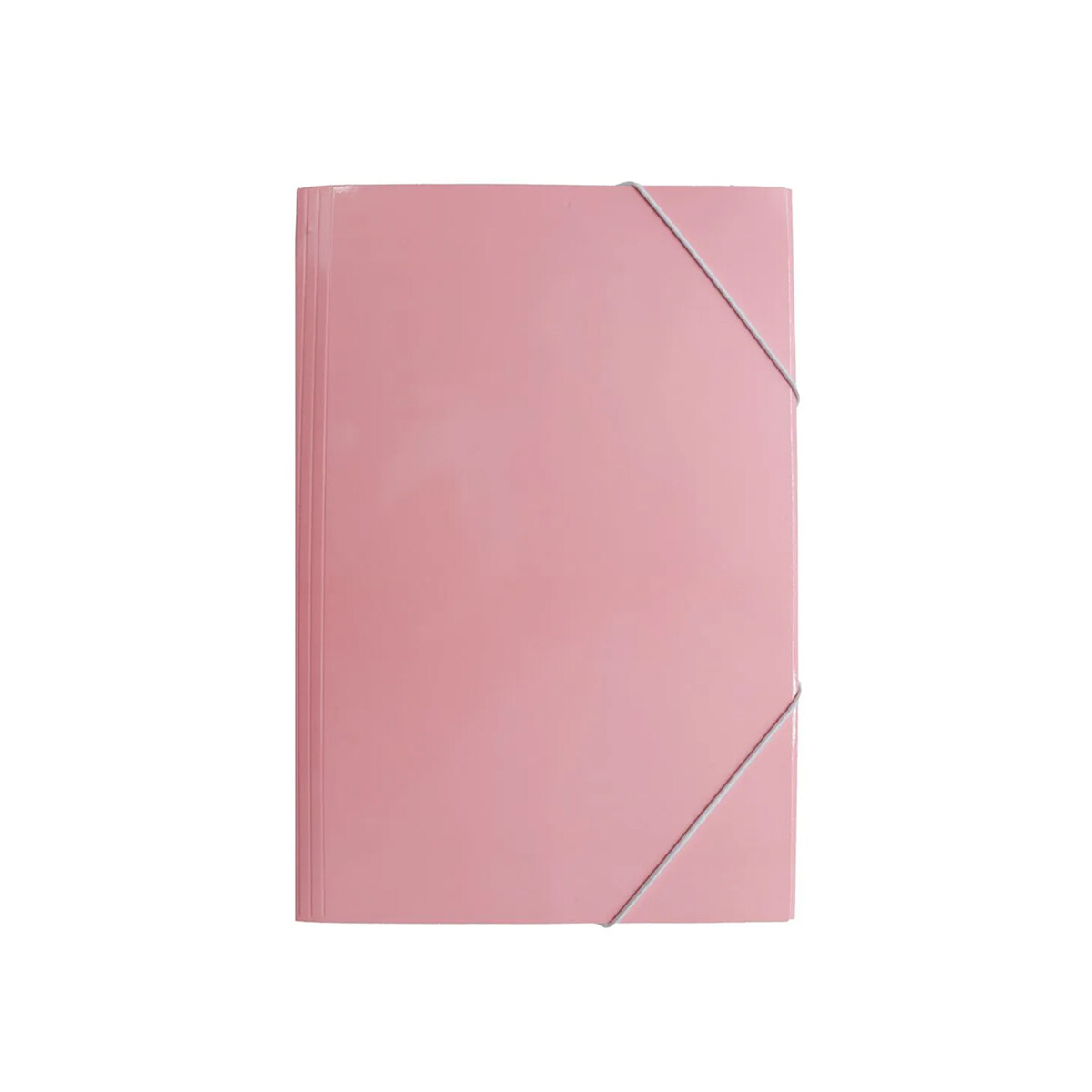 Carpeta A4 clasica con elástico 36x25cm - Rosado 