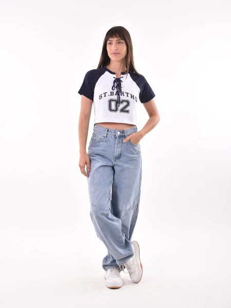 REMERA NOLIA AZUL