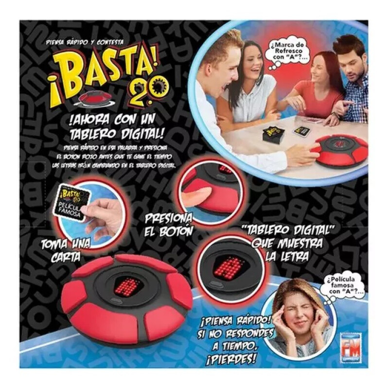 Juego Basta 2.0 Con Tablero Digital,nuevo! En Español. Juego Basta 2.0 Con Tablero Digital,nuevo! En Español.