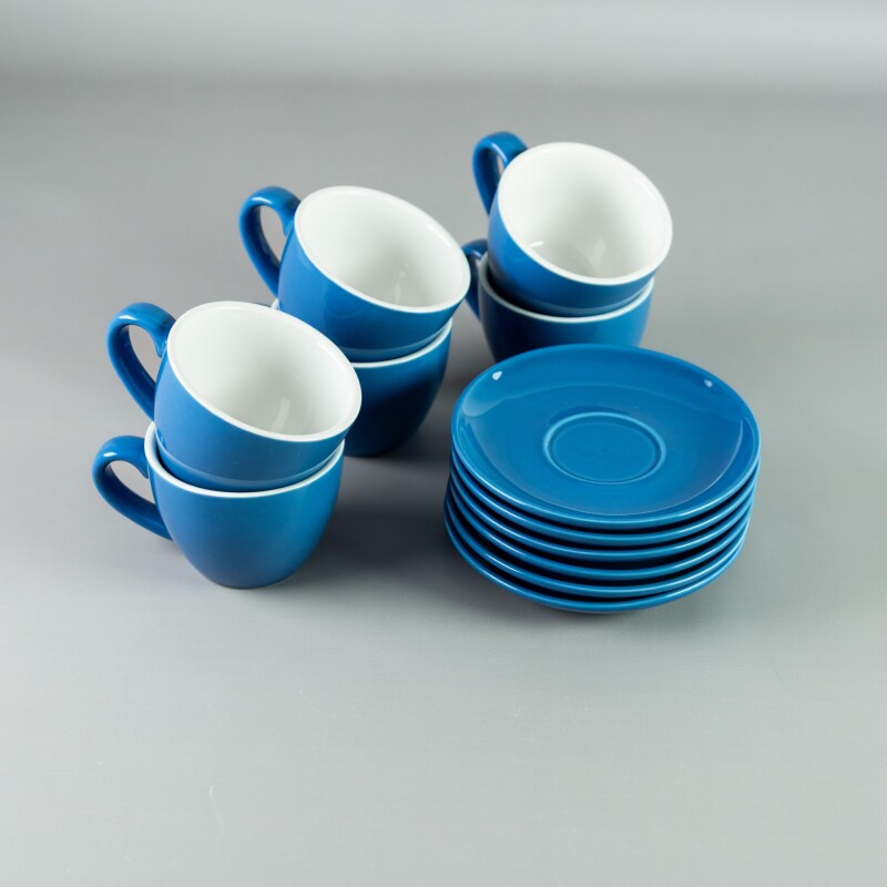 Tazón 250ml c/ Plato 15cm Azul Choosing Tazón 250ml c/ Plato 15cm Azul Choosing