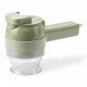 Mandolina Eléctrica Procesadora Verduras 3 En 1 Usb Picador Verde