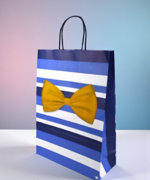 Bolsa fantasia luna 30x12x41 cm. MOÑO AMARILLO