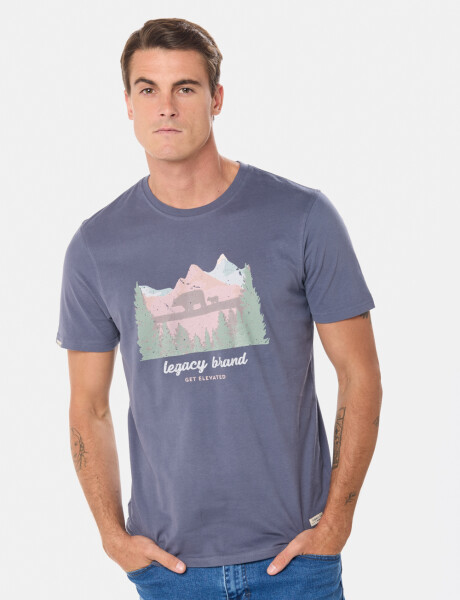 REMERA ESTAMPADA Lila