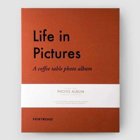 ALBUM DE FOTOS LIFE IN PICTURES MARRÓN - UNICO