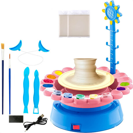 Set Máquina P/ Arcilla Completo Artesanías Infantil Jug026001
