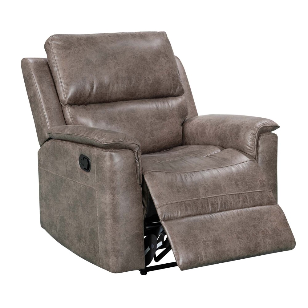 RECLINER MANUAL TELA MARRON LAGOS MOKA