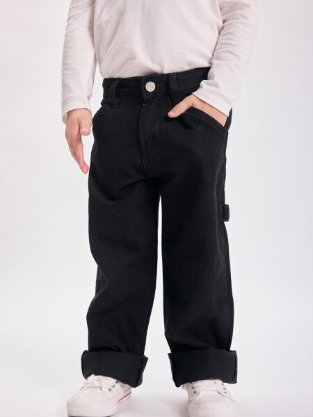 Pantalón jean carpintero Gris Oscuro