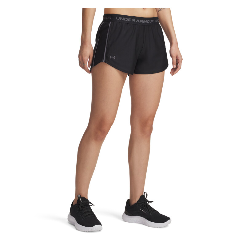 Short Training Under Armour de Mujer - 1389882-001 Negro-gris Oscuro