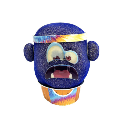 Cabeza de pasto Plant Pals Monsters Hape Scared Sam
