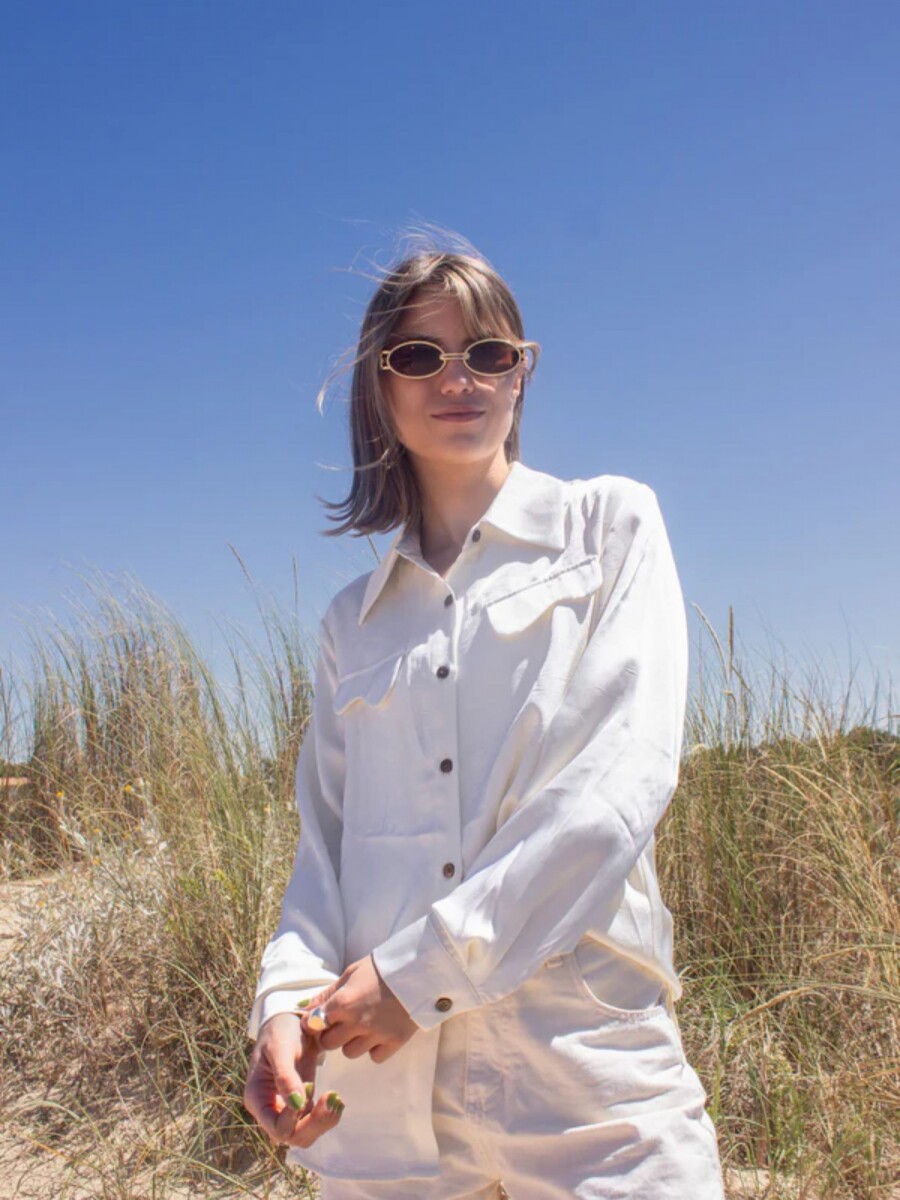 Camisa Ava Elegant - Blanco 