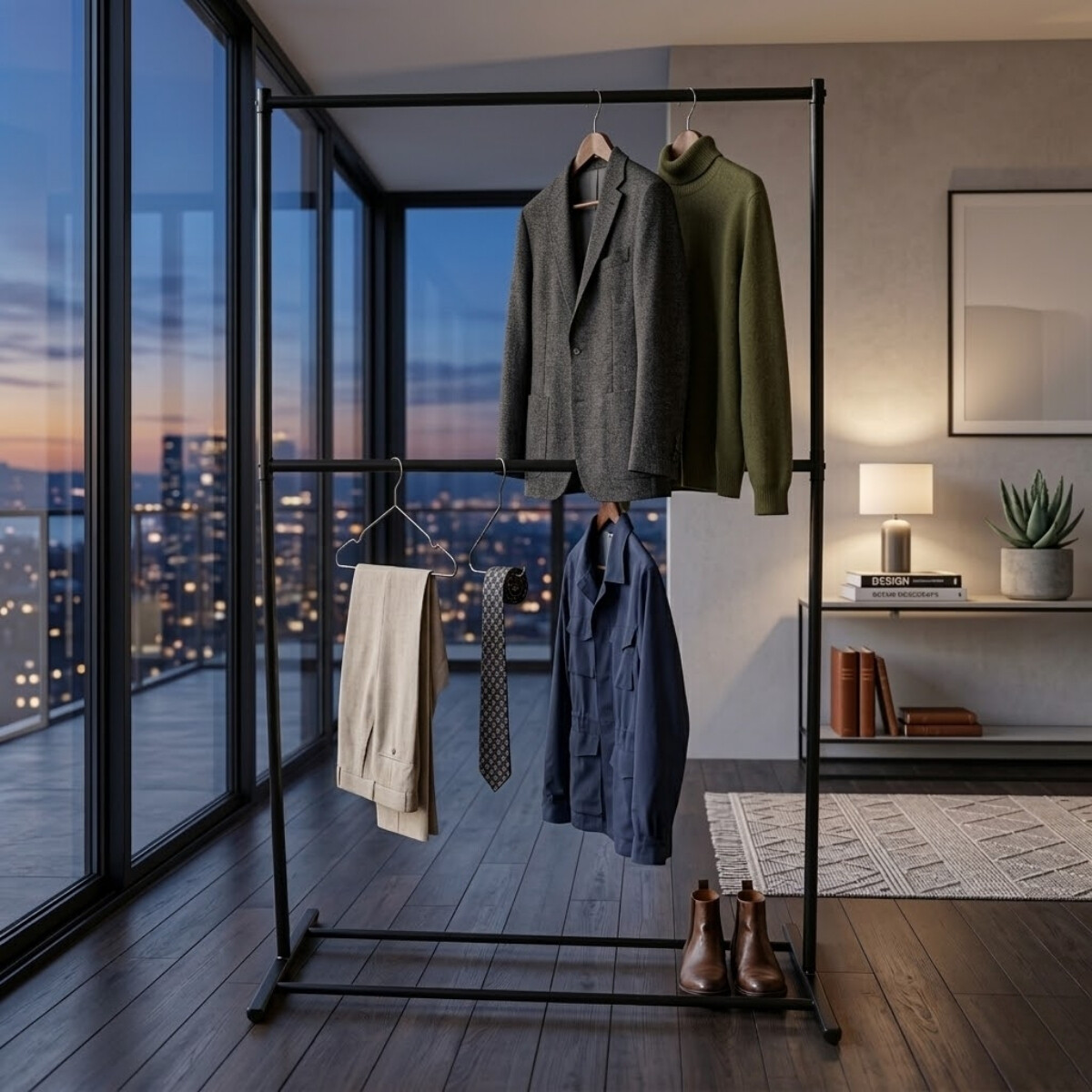 Perchero de pie para perchas - METAL 