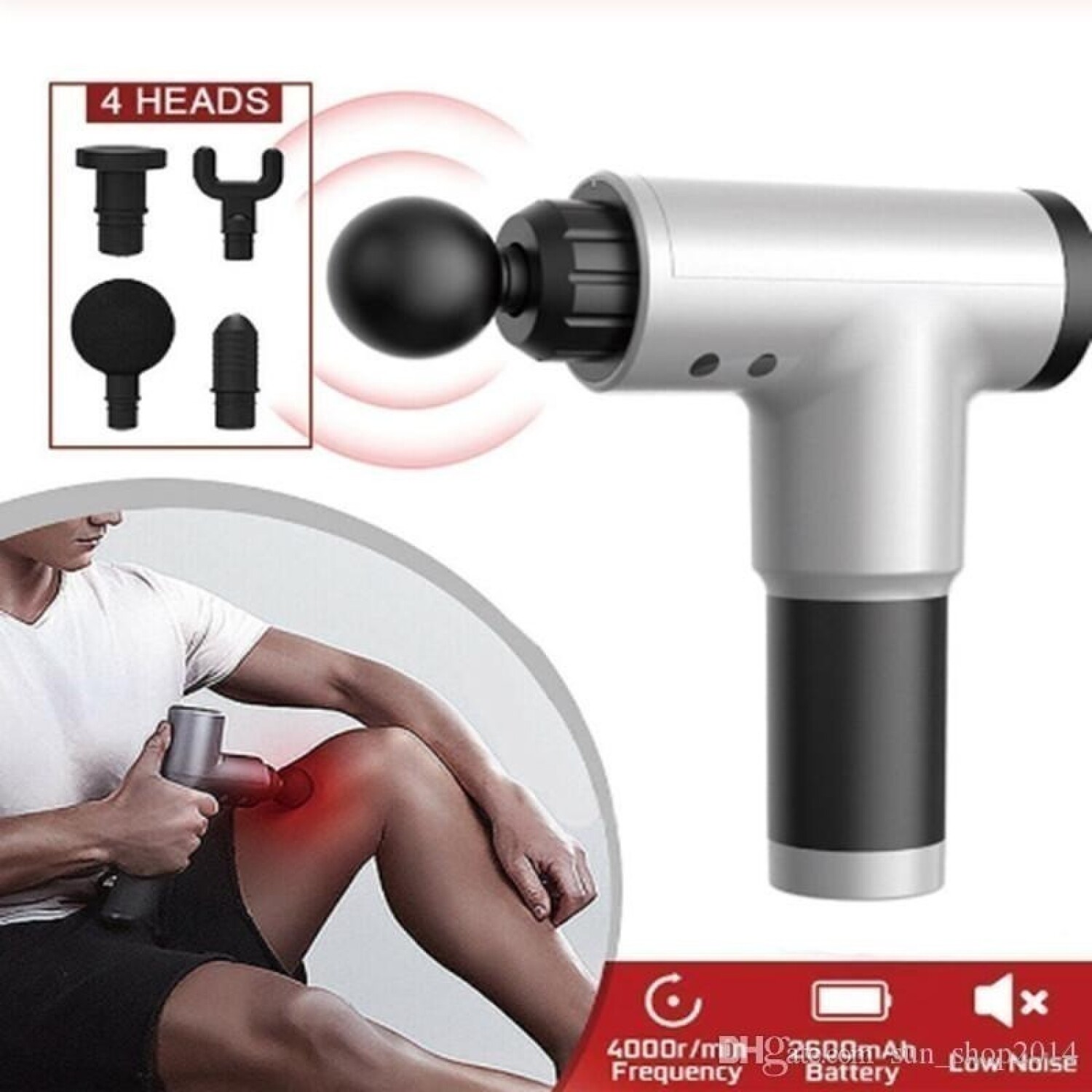 Masajeador Inal mbrico Vibraci n Mano Profesional Recargable Atrix